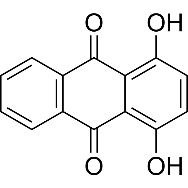 Quinizarin (1,4-Dihydroxyanthraquinone; 1,4-Dihydroxyanthraquinone) 81-64-1